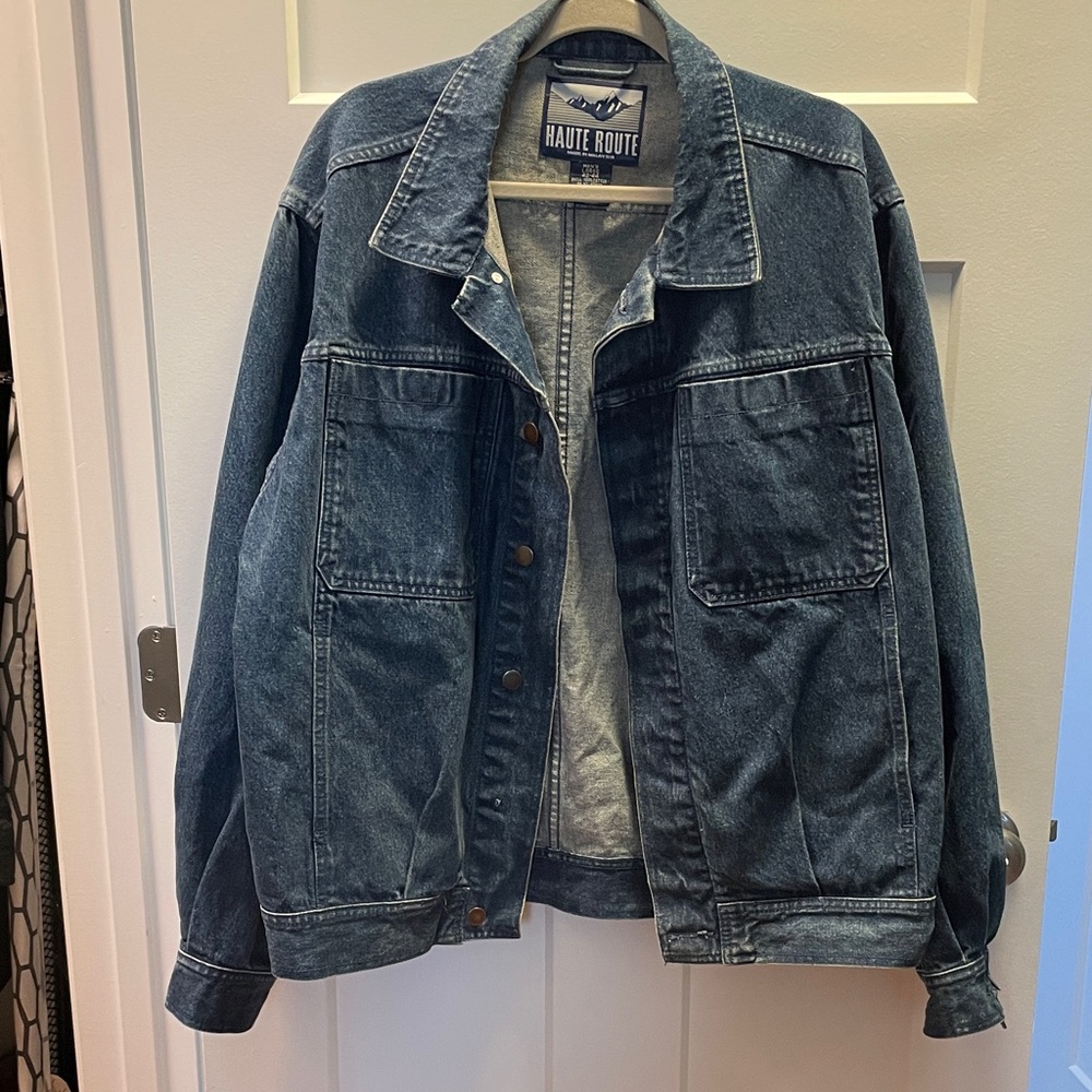Vintage Unisex Haute Route Denim Jacket